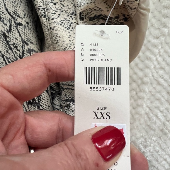 Anthropology Avec Les Filles snake print faux leather trench coat - Picture 8 of 16